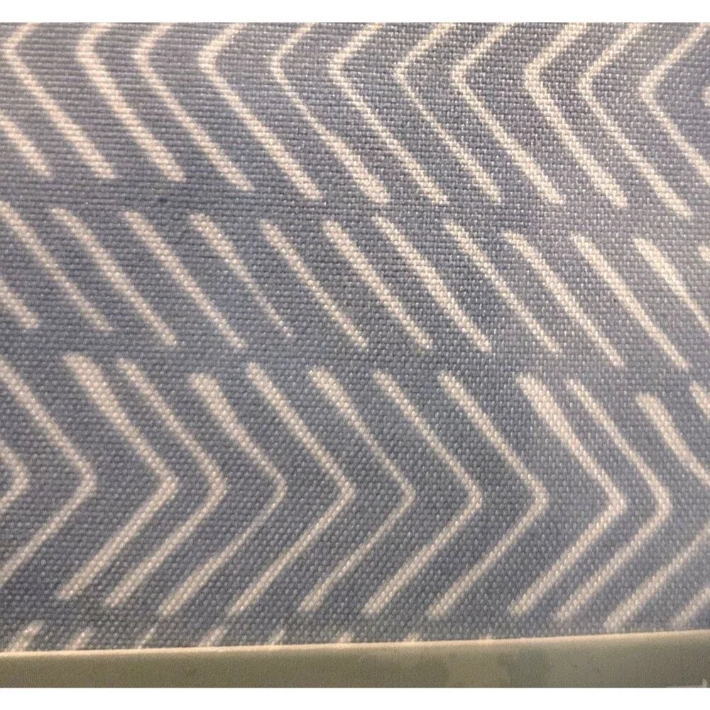Signature Collection King Sheet Set Gray Chevron Brushed Microfiber New Bedding
